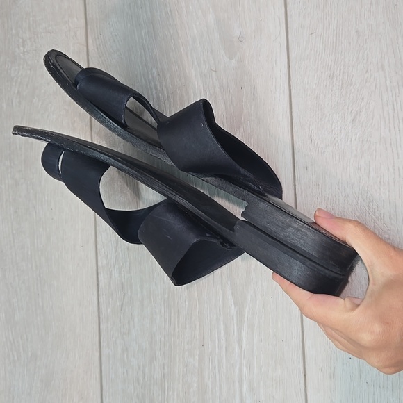 Free People Women Abilene Loop Toe Leather Boho Sandals Flats Shoes Sz 39/8.5-9 - Picture 8 of 12